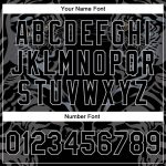 Personalized Tiger 3D Varsity Letterman Jacket - Black Gray Full-Snap Bomber Personalized Black Gray Tiger 3D Bomber Full-Snap