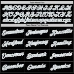 Custom Name and Number Personalized Baseball Jersey - Black Gray-White Authentic Team Jersey Personalized Black Gray-White