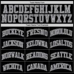 Custom Black Gray White Throwback Basketball Jersey Personalized for Fans Personalized Black Gray-White Throwback Basketball