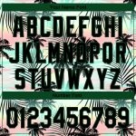 Custom Name and Number Golf Polo Shirt, Personalized Black Green 3D Tropical Hawaii Palm Leaves Design Personalized Black