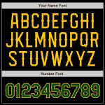 Personalized Black Green Gold Baseball Jersey for Men and Women Personalized Black Green-Gold Baseball Jersey