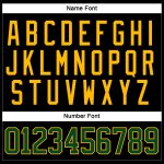 Personalized Black Green Gold Hockey Jersey with Lace Neck Design Personalized Black Green-Gold Hockey Lace Neck Jersey