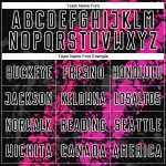 Personalized Black and Pink Dripping Splatter Art Soccer Uniform Jersey Personalized Black Hot Pink-Deep Pink Dripping Splatter