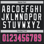 Personalized Black Hot Pink White Hockey Jersey - Custom Team Jersey for Players Personalized Black Hot Pink-White Hockey