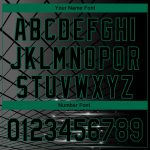 Custom Name Number Billiards Polo Shirt Personalized 3D Pattern Black Kelly Green Performance Team Apparel Personalized Black