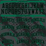 Personalized Basketball Jersey Sublimation Suit with Bright Black Kelly Green Lines, Round Neck Design Personalized Black