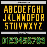 Custom Name Number Basketball Jersey - Personalized Black Kelly Green Gold Authentic Throwback Personalized Black Kelly Green-Gold