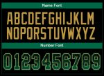 Personalized Black Green Old Gold Fashion Football Jersey - Mesh Drift Style Personalized Black Kelly Green-Old Gold Mesh