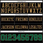 Personalized Black Kelly Green Old Gold Mesh Football Jersey for Men Personalized Black Kelly Green-Old Gold Mesh Football