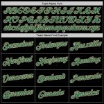 Personalized Black Kelly Green Old Gold Basketball Jersey - Throwback Style Personalized Black Kelly Green-Old Gold Throwback