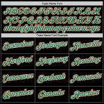 Personalized Performance T-Shirt in Black with Kelly Green and Orange Accents Personalized Black Kelly Green-Orange Performance