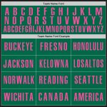 Personalized Authentic Baseball Jersey in Black, Kelly Green, and Pink Personalized Black Kelly Green-Pink Authentic Baseball