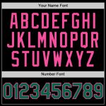 Custom Team Name Number Hoodie Jacket Personalized Black Kelly Green Pink Bomber Varsity Letterman Full-Snap Two Tone Personalized