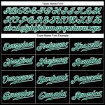 Personalized Black Kelly Green Pinstripe Baseball Jersey - Custom Sports Apparel Personalized Black Kelly Green Pinstripe