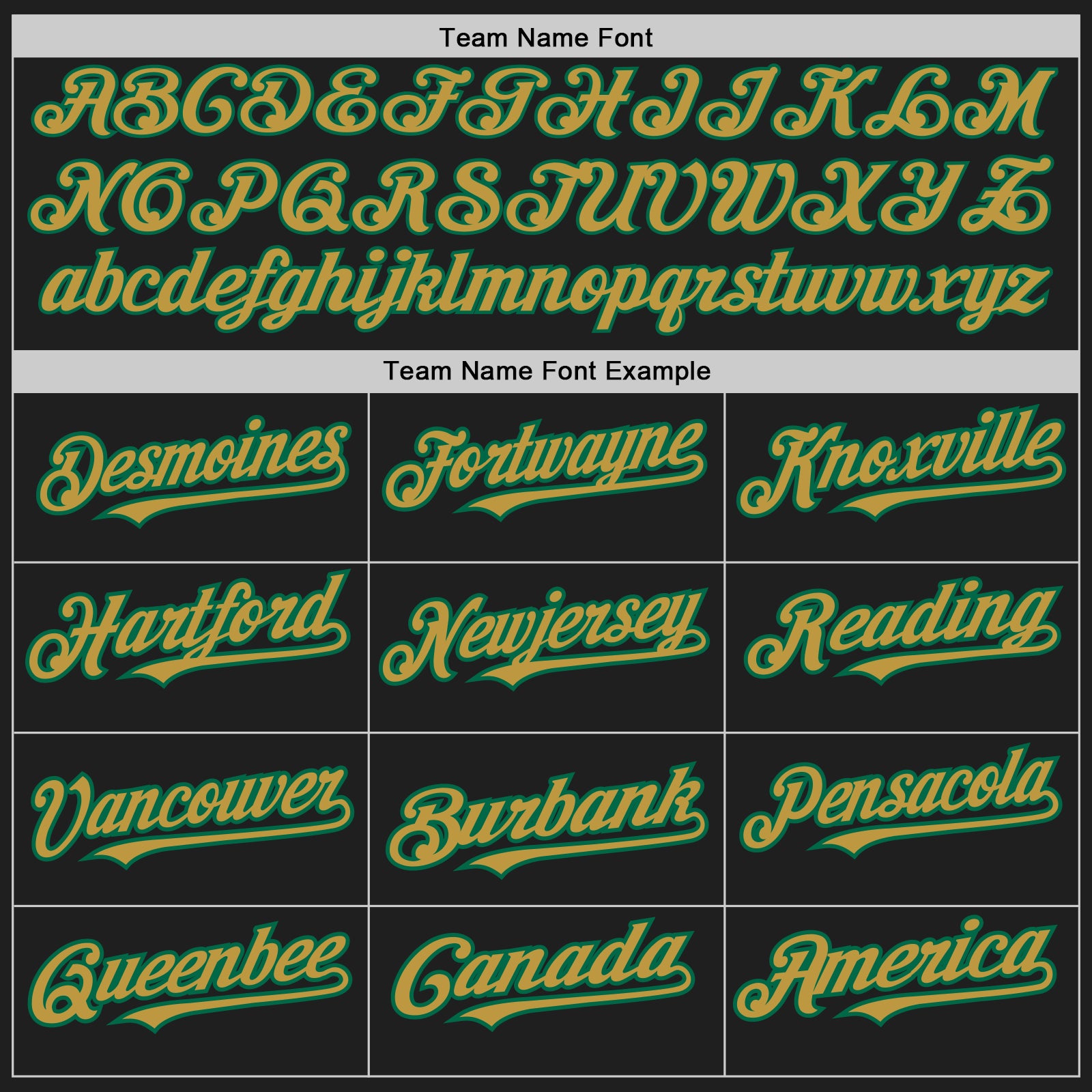 Personalized Black Kelly Green Pinstripe Old Gold Two-Button Unisex Softball Jersey Team Custom Name and Number Custom Softball Jersey Unisex Two-Button Black Kelly Green Old Gold Pinstripe with Personalized Name and Number Personalized - Image 4