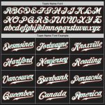 Personalized Two Tone Authentic Baseball Jersey Black Kelly Green Red Personalized Black Kelly Green-Red Authentic Two Tone