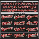 Personalized Black Kelly Green Red Baseball Jersey - Custom Sports Apparel Personalized Black Kelly Green-Red Baseball Jersey