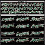 Custom Name Number Black Green Red Mesh Throwback Baseball Jersey - Personalized Team Jersey Personalized Black Kelly Green-Red