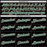 Personalized Performance T-Shirt in Black Kelly Green and Red Colors Personalized Black Kelly Green-Red Performance T-Shirt
