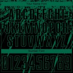 Personalized Black Kelly Green Soccer Jersey Uniform - Custom Sublimation Design Personalized Black Kelly Green Sublimation