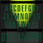 Personalized Sublimation Soccer Jersey in Black and Kelly Green for Team Play Personalized Black Kelly Green Sublimation