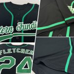 Personalized Black Baseball Jersey with Kelly Green and White - Custom Jersey 4 Personalized Black Kelly Green-White Baseball