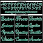 Personalized Baseball Jersey in Black, Kelly Green, and White - Customizable Sports Apparel Personalized Black Kelly Green-White