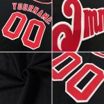 Personalized Baseball Jersey in Black, Kelly Green, and White - Customizable Sports Apparel Personalized Black Kelly Green-White
