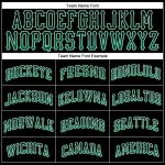 Personalized Black Green White Drift Fashion Baseball Jersey for Men Personalized Black Kelly Green-White Drift Fashion Baseball