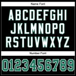 Custom Personalized Football Jersey - Black Kelly Green-White Mesh with Team Name and Number Personalized Black Kelly Green-White