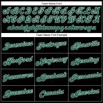 Personalized Performance T-Shirt in Black with Kelly Green & White - Custom Athletic Tee Personalized Black Kelly Green-White