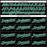Personalized Black Green White Sleeveless Baseball Jersey for Men and Women Personalized Black Kelly Green-White Sleeveless