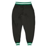 Personalized Black Sports Pants with Kelly Green & White Accents - Custom Athletic Wear Personalized Black Kelly Green-White