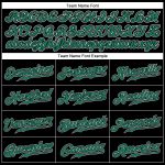 Custom Team Sports Pants with Name and Number - Personalized Black, Kelly Green, and White Design Personalized Black Kelly