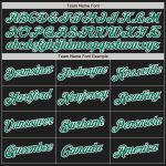 Custom Personalized Black and Kelly Green-Yellow Fashion Baseball Jersey with Name and Number - Authentic Team Apparel Personalized