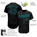 Personalized Black Blue 3D Bowling Ball Jersey for Men and Women Personalized Black Lakes Blue 3D Bowling Ball Baseball Jersey