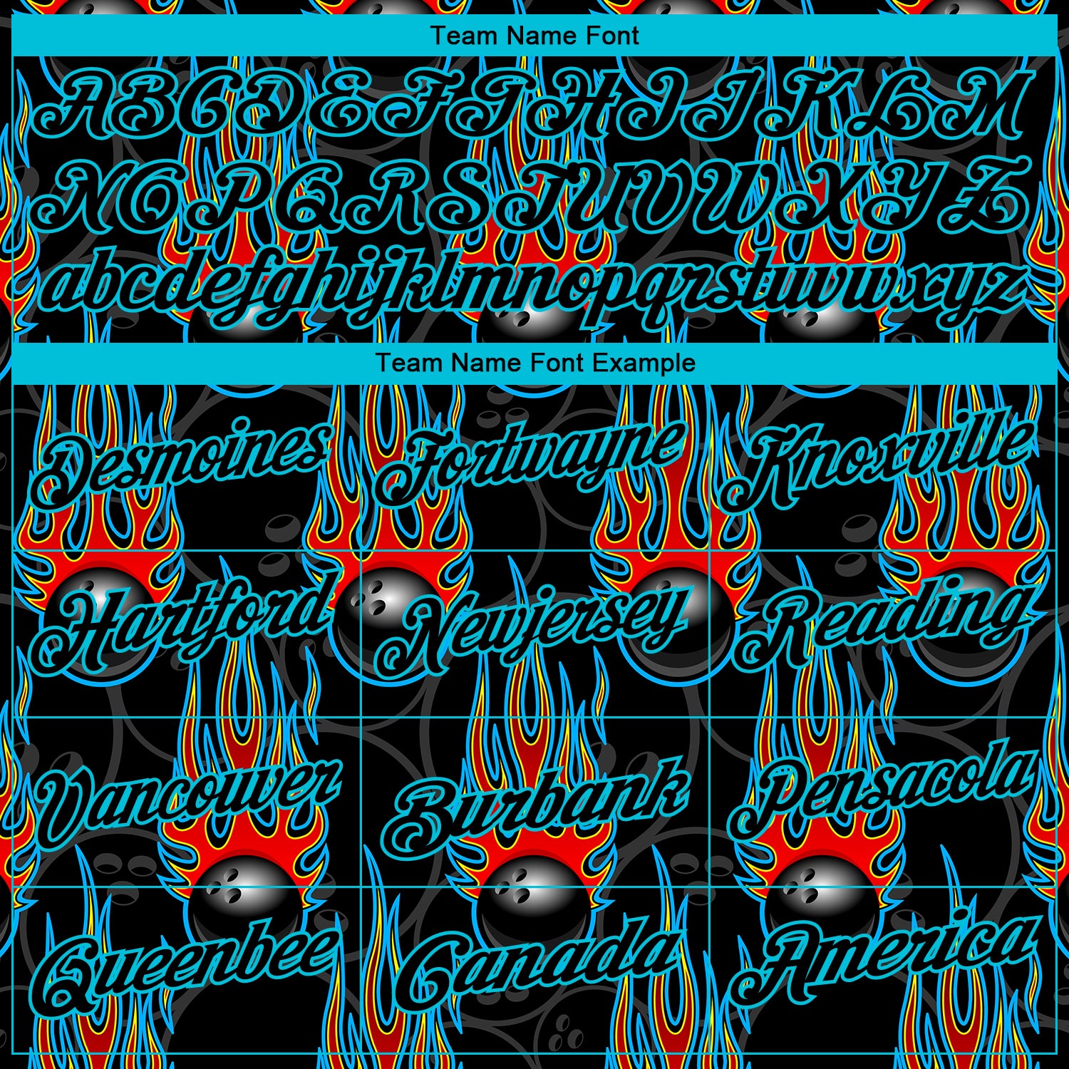 Personalized Black Lakes Blue 3D Bowling Ball Hotrod Flame Performance Polo Shirt Personalized 3D Bowling Ball Hotrod Flame Polo Shirt - Black Lakes Blue Performance Apparel Personalized Black Lakes Blue - Image 4