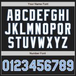 Personalized Black Light Blue Gray Split Baseball Jersey for Men and Women Personalized Black Light Blue-Gray Split Fashion