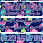 3D Hawaii Flamingo Basketball Shorts - Personalized Black Light Blue-Pink Athletic Wear Personalized Black Light Blue-Pink