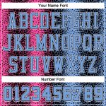 Personalized Animal Fur Print Basketball Jersey Sublimation Black Light Blue-Pink Round Neck Personalized Black Light Blue-Pink
