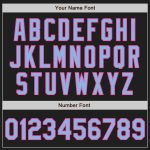 Customizable Black Light Blue Pink Baseball Jersey - Authentic Design Personalized Black Light Blue-Pink Authentic Baseball