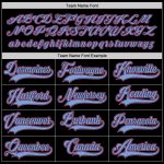 Personalized Black Light Blue Pink Hockey Jersey for Custom Sports Apparel Personalized Black Light Blue-Pink Hockey Jersey