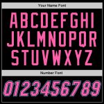 Custom Name Number Skull T-Shirt - Black Light Blue Pink Fashion Performance Tee Personalized Black Light Blue-Pink Skull