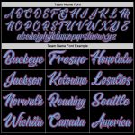 Custom Name Number Skull T-Shirt - Black Light Blue Pink Fashion Performance Tee Personalized Black Light Blue-Pink Skull