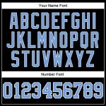 Personalized Split Fashion Baseball Jersey Black Light Blue-Pink Design Personalized Black Light Blue-Pink Split Fashion