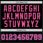 Personalized Basketball Jersey Black Light Blue Pink Throwback Style 2 Personalized Black Light Blue-Pink Throwback Basketball