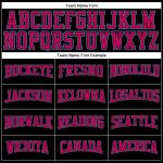 Personalized Basketball Jersey Black Light Blue Pink Throwback Style Personalized Black Light Blue-Pink Throwback Basketball