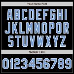 Personalized Gradient Baseball Jersey in Black Light Blue Pink White Colors Personalized Black Light Blue Pink-White Gradient