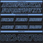 Personalized Black Light Blue Pinstripe Basketball Shorts for Men - Fashion Activewear Personalized Black Light Blue Pinstripe
