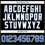 Customizable Light Blue-White Pinstripe Baseball Jersey with Personalized Name and Number - Authentic Team Apparel Personalized